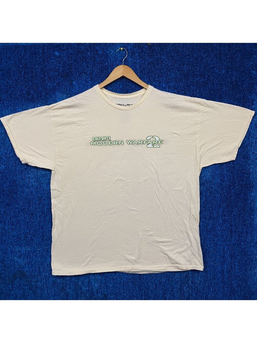 Call of Duty Modern Warfare Gaming Beige T-shirt Size XL